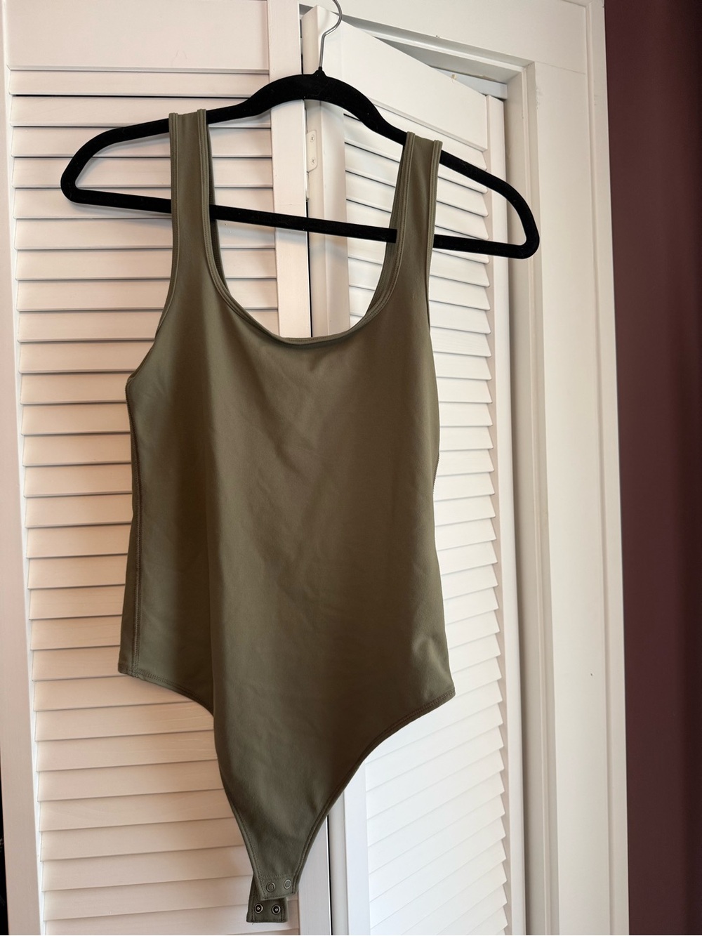 Olive Green A&F Bodysuit